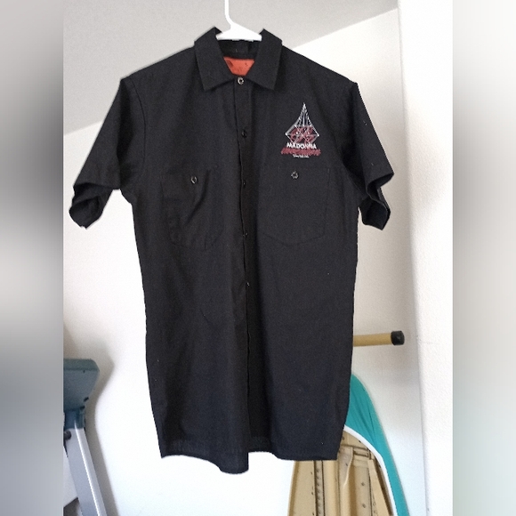 Madonna 2004 reinvention tour Dickies button-up crew shirt! RARE!! - Picture 2 of 7